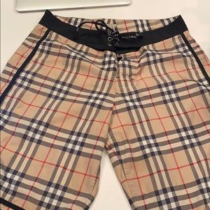 Burberry men’s swim trunks